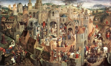  Passion Painting - Scenes from the Passion of Christ 1470 Netherlandish Hans Memling